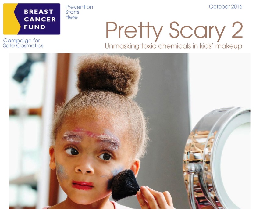 Informe "Pretty Scary. Desenmascarando los tóxicos en los maquillajes infantiles" del Fondo para el Cáncer de Mama.
